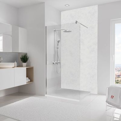 Panneau mural de douche 125x255 cm marbre DécoDesign Décor - SCHULTE