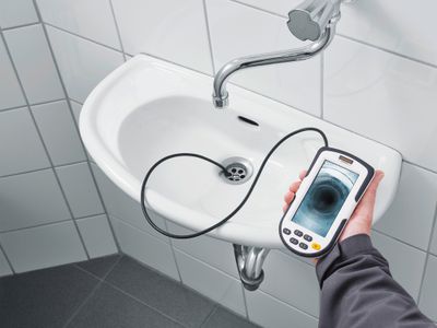 Caméra inspection câble 1 m et accessoires - LASERLINER