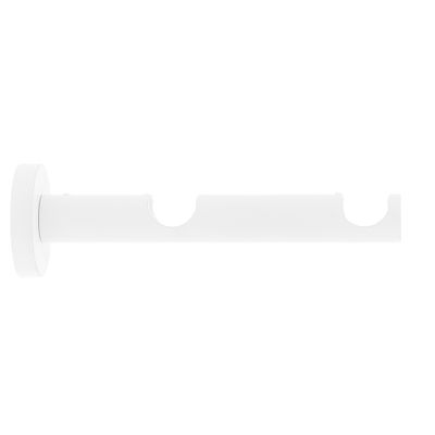 Support ouvert double en métal diam 20 mm Finition Blanc mat - MOBOIS