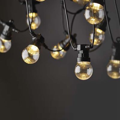 Guirlande lumineuse guinguette extérieur LED 5m blanc chaud IP44 - DEBFLEX