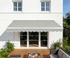 Store Banne 395 x 300 cm Structure Anthracite Toile Grise