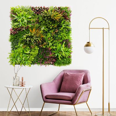 Mur végétal artificiel wood colors 1m x 1m AG'CO