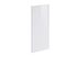Joue de finition pour meuble haut de cuisine Glossy blanc polaire brillant 70 x 31 cm OFITRES