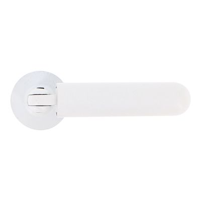 Support embout moderne par 2 avec cable de 4 m Finition Blanc mat - MOBOIS