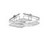 Etagère de salle de bain d'angle acier inox Premium WENKO