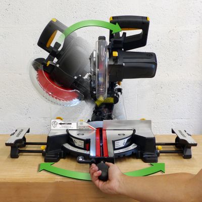 Scie à onglet radiale 1600W EnergySaw-210SL2 - PEUGEOT