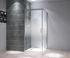 Accès d'angle coulissant 80x80x195 cm profilé chrome verre sérigraphié 6 mm Serenity - OCEA