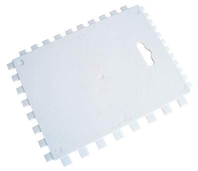 Peigne à colle carrelage denture en U en plastique 180 x 140 mm TILES SOLUTIONS