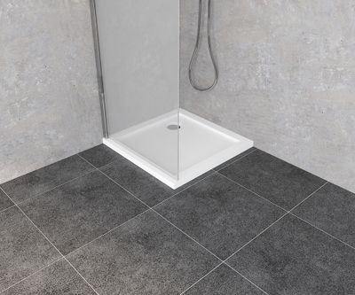 Receveur de douche 70x70 cm acrylique blanc Baltia - OCEA