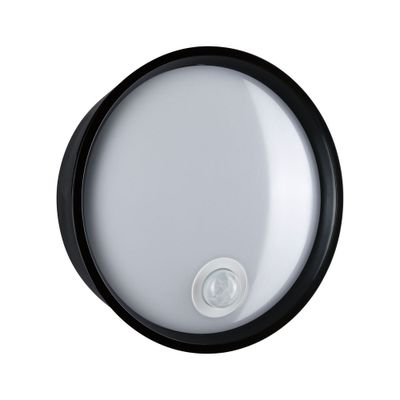 Applique extérieur LED détecteur de mouvements Platomo noir IP44 2000 lumens blanc chaud - PAULMANN