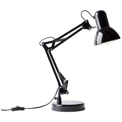 Lampe à poser E27 Henry noir 28W - BRILLIANT