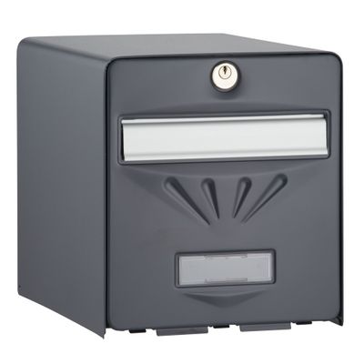 Boîte aux lettres Balnéaire 2 portes anthracite BURG-WÄCHTER