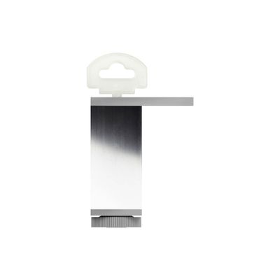Pied carré réglable hauteur 100 mm aluminium REI