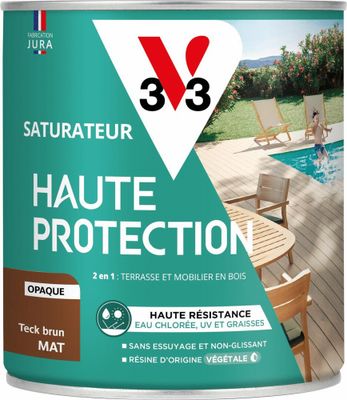 Saturateur Haute Protection teck brut 0,75 L - V33