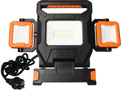 Projecteur de chantier LED 3 têtes Série Y IP54 5400 + 2x1000 lumens lumière du jour - ARLUX