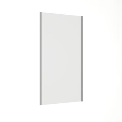 Paroi de douche latérale fixe 100x200 cm profilé chrome verre transparent 8 mm Signature - OCEA