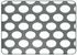 Tôle aluminium perforé 500 x 250 mm épaisseur 1mm CQFD