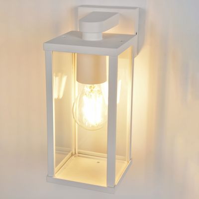 Applique extérieur E27 Lagos blanc IP44 60W - COREP