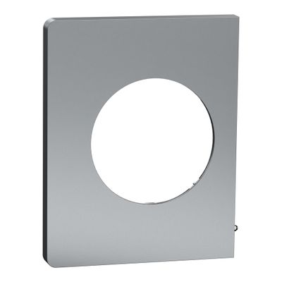 Plaque de finition latérale 1 poste Odace 2025 Architecte effet titane - SCHNEIDER ELECTRIC