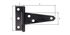 Penture anglaise 75 mm noir ALBERTS