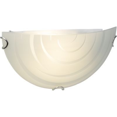 Applique murale E27 Spira blanc 9W 806 lumens blanc chaud - BRILLIANT