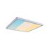 Plafonnier LED salle de bain IP44 2100 lumens lumière blanc variable 30x30cm Chrome - Atria Shine PAULMANN