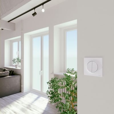 Double va-et-vient blanc Odace 2011 SCHNEIDER ELECTRIC