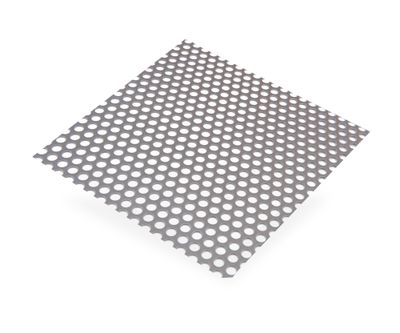 Tôle acier brut perforé 1000 x 500 mm épaisseur 1 mm CQFD