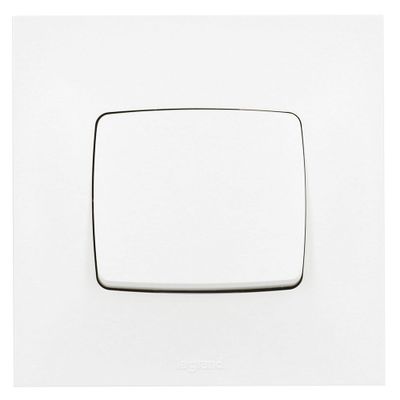Bouton poussoir encastrable complet Blanc - Neptune LEGRAND