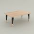 Pied scandinave bois et métal 40 cm REI