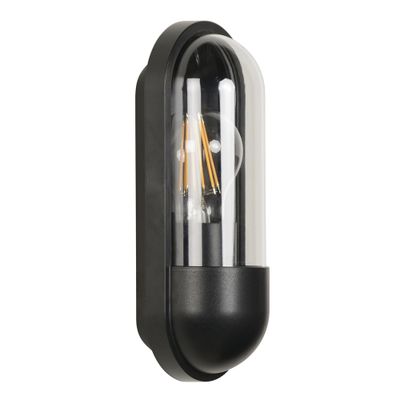 Applique extérieur E27 Söder noir IP54 15W - COREP