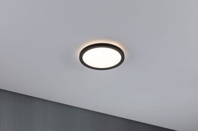 Plafonnier LED rond noir 190mm 3000k 11,2W ATRIA SHINE PAULMANN