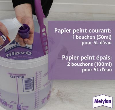Décolleur de papiers peints 2 en 1 500ml