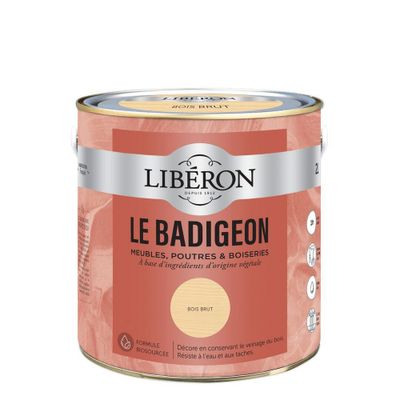 Badigeon meubles, poutres et boiseries Libéron Bois brut 2 L - LIBERON