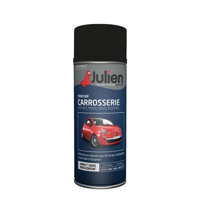 PEINTURE AEROSOL CARROSERIE NOIR PROFOND NACRE 400ML  JULIEN