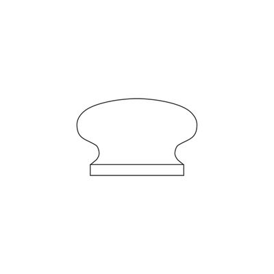 Bouton de meuble rond bois pin verni diamètre 44 mm REI