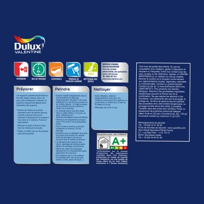 Peinture pour carrelage simple & déco Lin Ivoire Satin 2 L DULUX VALENTINE