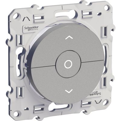 Interrupteur volet roulant 3 boutons aluminium - Odace 2011 SCHNEIDER ELECTRIC
