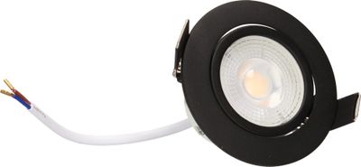 Spots LED encastrables orientables module remplaçable Noir par 3 - Ruby ARLUX