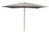 Parasol droit 2x 3m gris  mat en eucalyptus  PROLOISIRS Livraison à domicile incluse