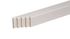 Plinthe bois MDF revêtue blanche - Ép.9 x l.95 mm - L.2.00 m - Lot de 5 - AJ TIMBER