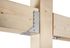 Support de poutre en U ailes intérieures acier galvanisé 60 x 100 mm - ALBERTS