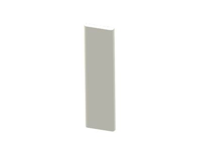 Champlat PVC blanc - 6 x 70 x 2500 mm - TECNOPROFILS