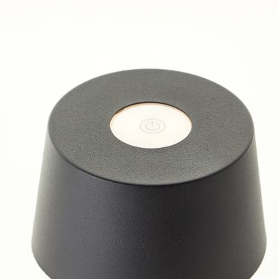 Lampe à poser extérieur rechargeable LED noir JONA- BRILLIANT