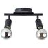 Réglette TIFFANY E27 2x28W noir - BRILLIANT