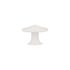 Bouton de meuble Lyonnais rond blanc diamètre 35 mm REI