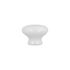Bouton de meuble rond blanc diamètre 30 mm REI