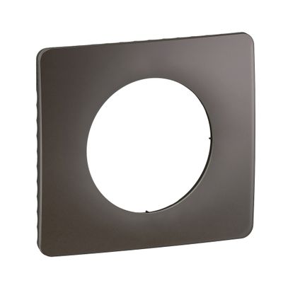 Plaque de finition 1 poste Gris cendré - Céliane LEGRAND