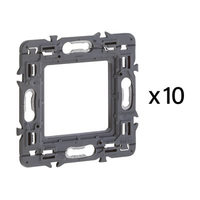Supports à vis pour plaque Mosaic 2 modules par 10 - LEGRAND