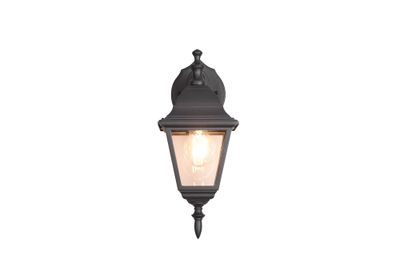 Applique extérieur descendante E27 Livenza noir IP44 60W - TRIO